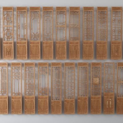 隔断，屏风，格栅