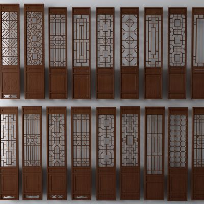 隔断，屏风，格栅