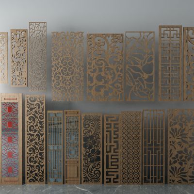 屏风，隔断，格栅
