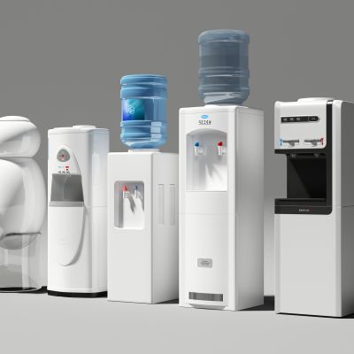 现代智能饮水机组合