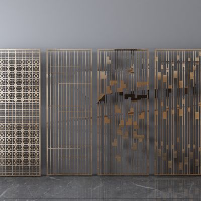 隔断，屏风，格栅