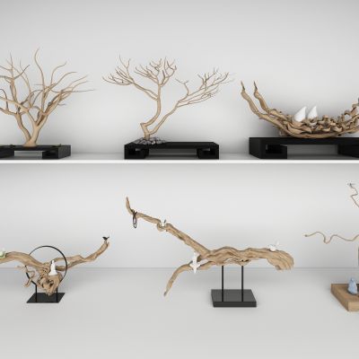 新中式木雕树根根雕