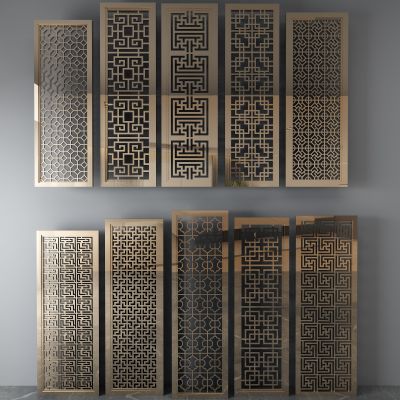 屏风，隔断，格栅