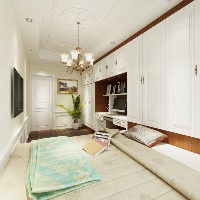 欧式榻榻米卧室
