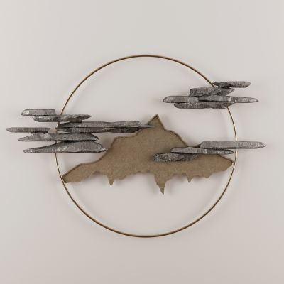 新中式金属墙饰