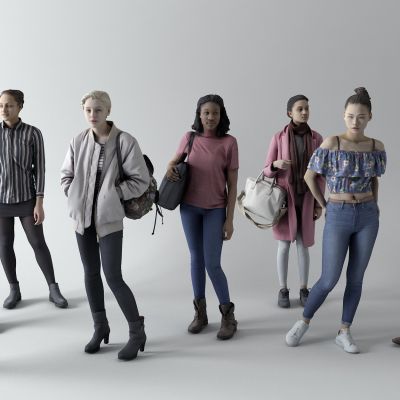 模特，人，女人