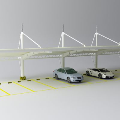 汽车，停车棚，停车场