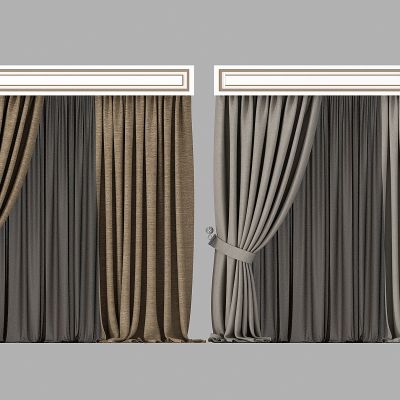 现代窗帘组合