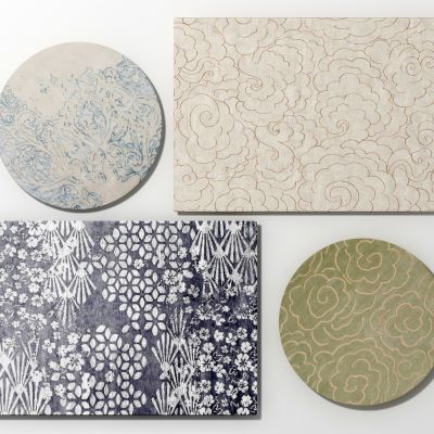 新中式地毯组合666