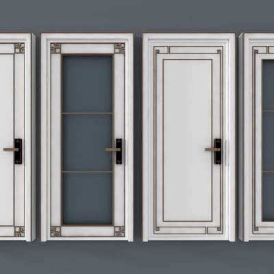 新中式实木门组合