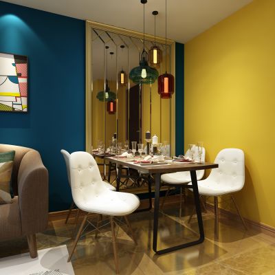 餐厅，餐桌，棱镜