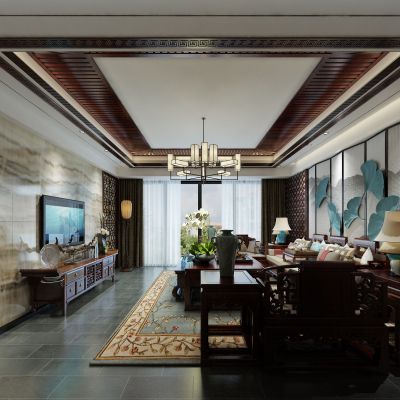 客厅，组合沙发，电视柜，电视墙