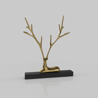 现代小鹿麋鹿摆件