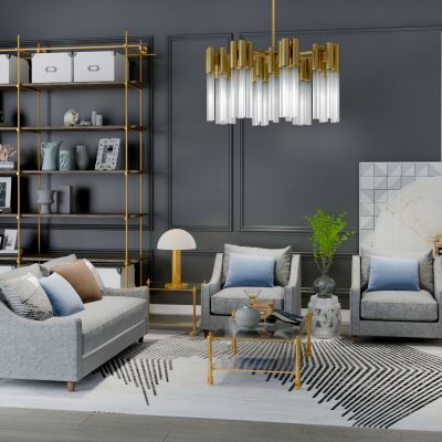 欧式沙发茶几组合