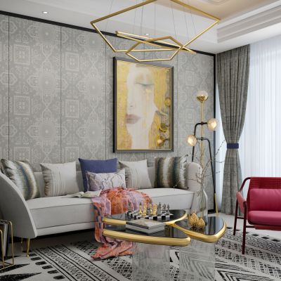 欧式沙发茶几组合