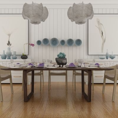 北欧餐桌椅组合