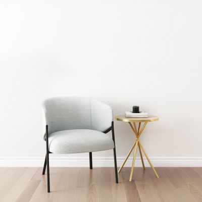 北欧单椅圆几组合