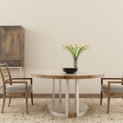 现代实木餐桌椅组合