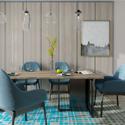 北欧餐桌椅组合