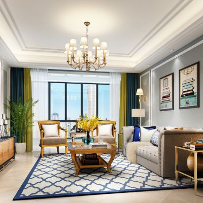 美式客厅