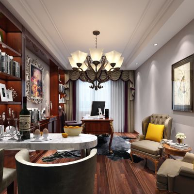 美式书房