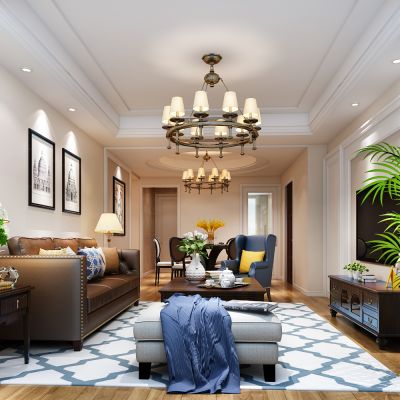 美式客厅