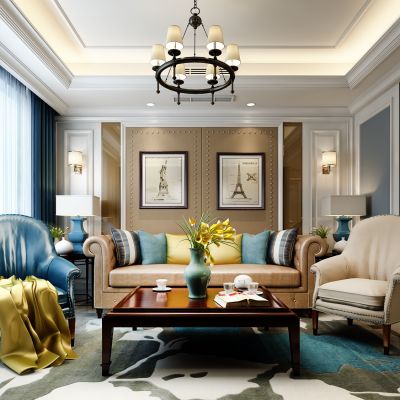 美式客厅