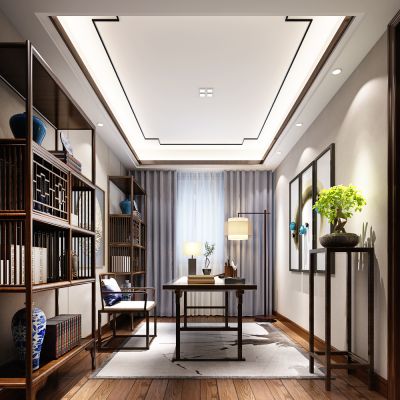 新中式书房