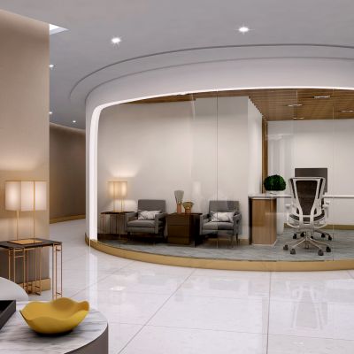 现代风格办公休息区