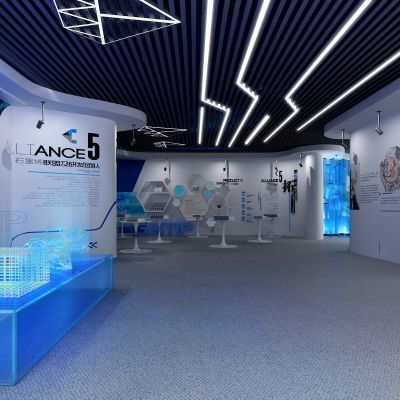现代风格科技展厅