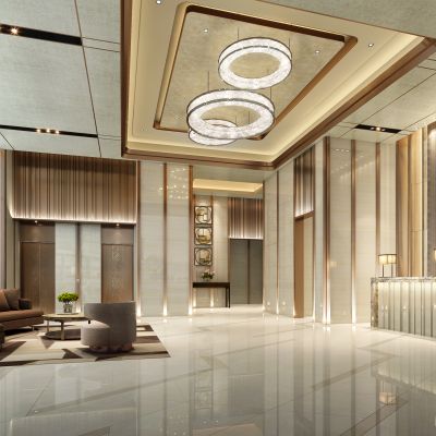 新中式酒店大堂