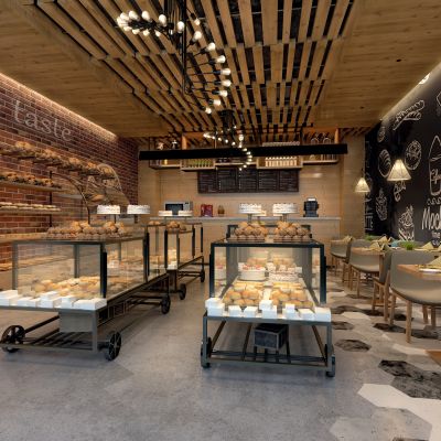 工業(yè)風面包店