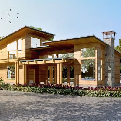 现代别墅外立面