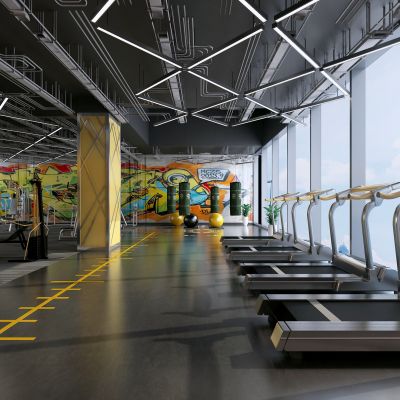 现代健身房