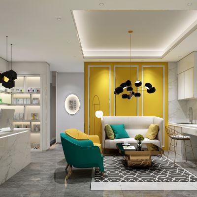 现代轻奢美容医疗会所