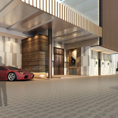 现代售楼部外立面