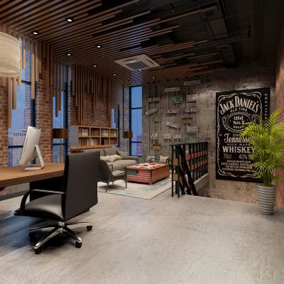 工業(yè)風(fēng)辦公室