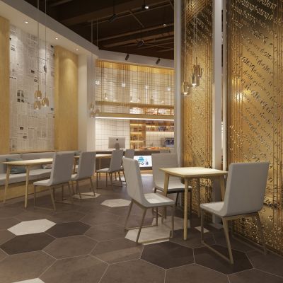 现代风格烘焙甜品店