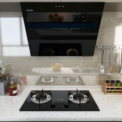 现代风格抽油烟机燃气灶套餐