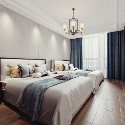 新中式酒店客房