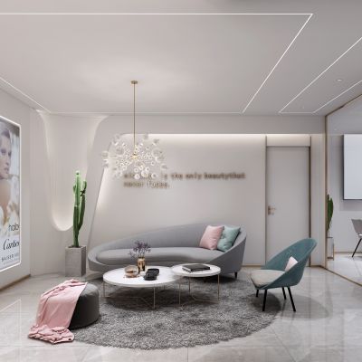 现代美容医疗会所接待区