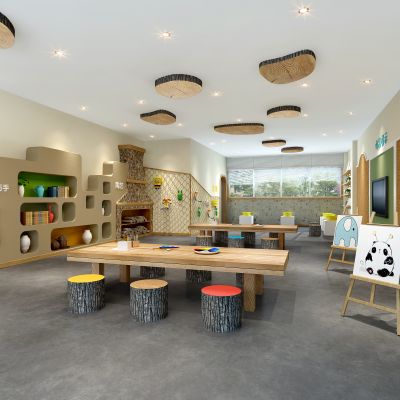 现代风格手工教室