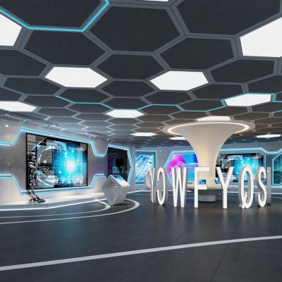 现代风格科技展馆