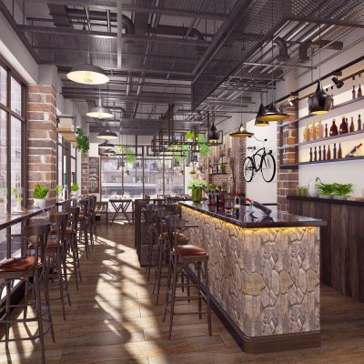 工业风清吧餐厅
