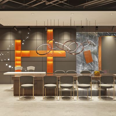 现代风格服装店