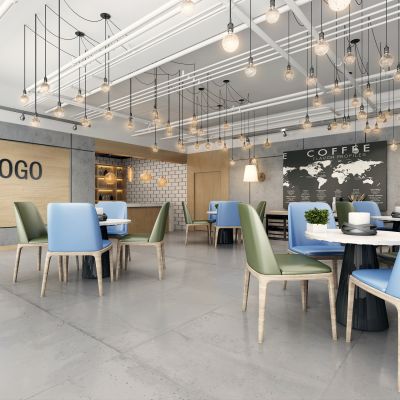 现代风格办公休闲区