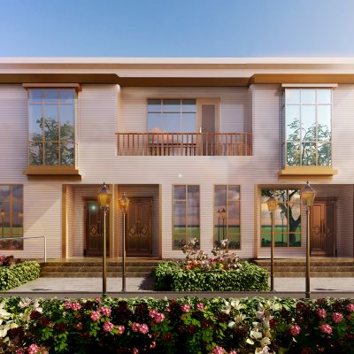 现代风格别墅外立面