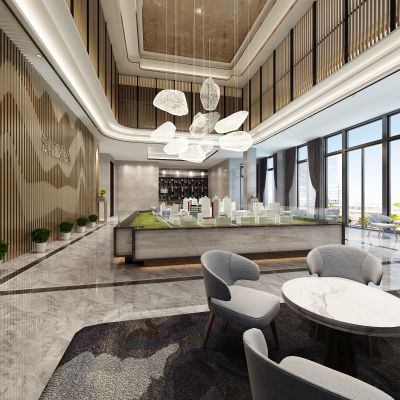 现代风格售楼中心