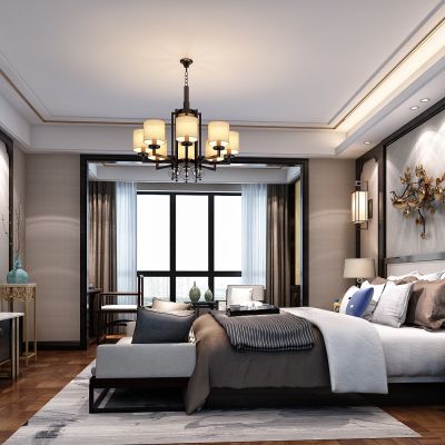 新中式卧室