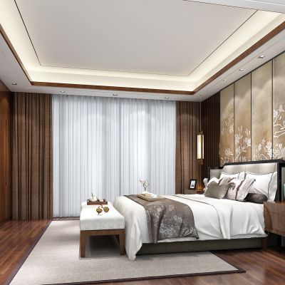 新中式卧室